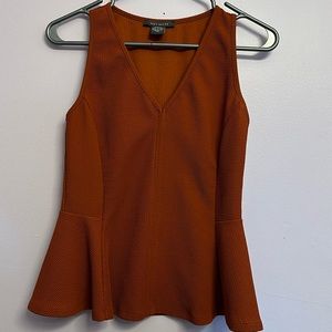 Suzy Shier Sleeveless Peplum Blouse